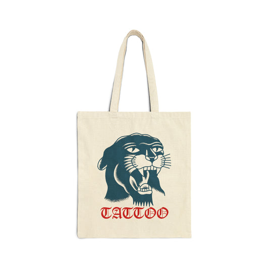 Panther Tattoo Tote Bag