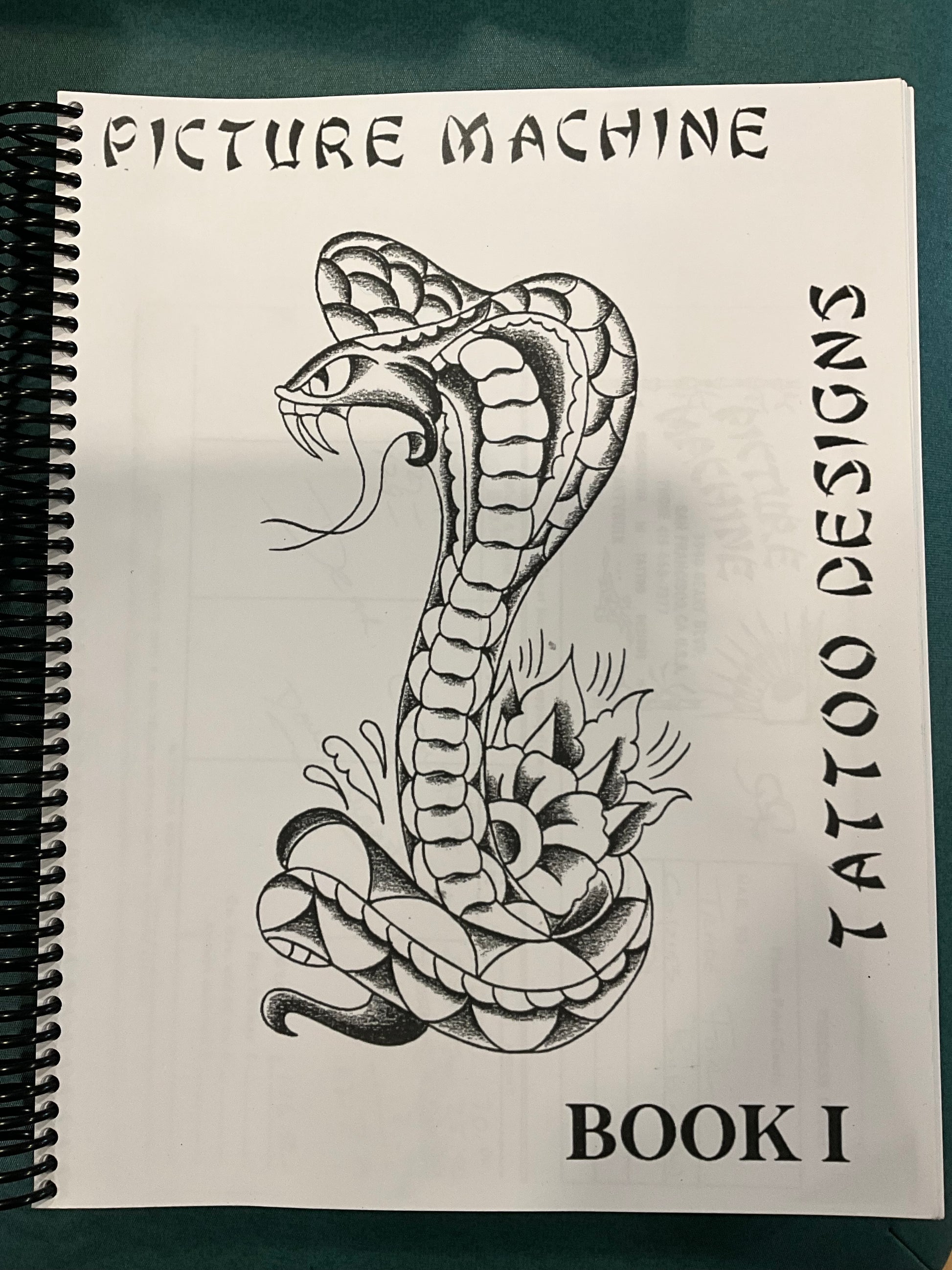 Picture Machine Tattoo flash catalog book 1