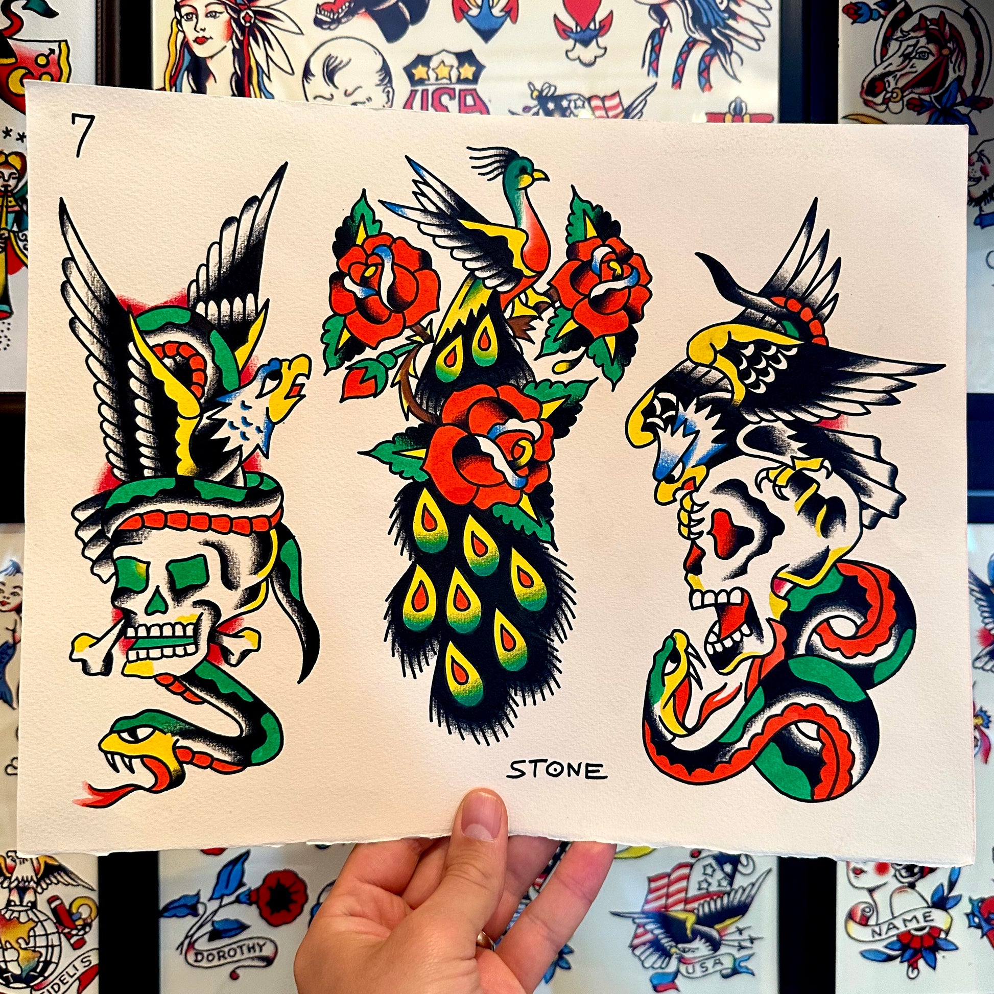 First Flash Design Original Paintings β Tat2style
